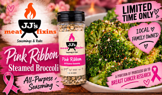 Pink Ribbon Steamed Broccoli