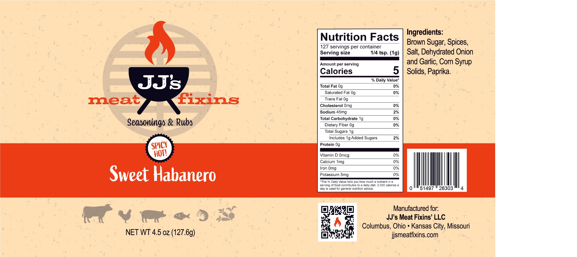 Sweet Habanero Spice Rub – JJ's Meat Fixins'